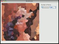Voronoi-filling a low sampled image