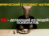 ХИМИЧЕСКИЙ ГЛУТАМАТ НАТРИЯ _ ЯД – ДЕЛАЮЩИЙ ИЗ ЛЮДЕЙ ПСИХОПАТОВ