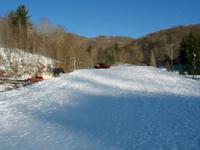 Davis and Annabelle snow tubing