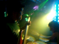 Aleph-1 intimate basement funkadelic jamtronica light/video/dance party
