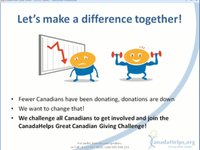 The CanadaHelps Great Canadian Giving Challenge