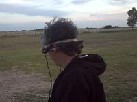 Probando el Wii Headtracker (vista del piloto)