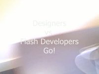 Designers vs. Flash Develolpers GO!