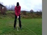 Golf 9 iron at 600fps (Sanyo HD2000)