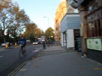 On my way to the office in London