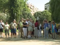 Videopostales: Barcelona tourists