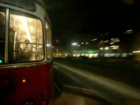 Vienna via Tram at Night