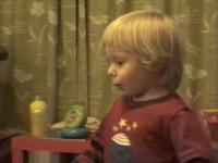 Toby sings the Bob the Builder theme