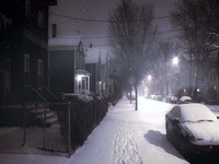 2009 Christmas Snow Window