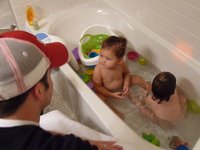 Claire's first bath buddy