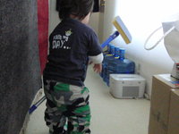 Cleaning woman
