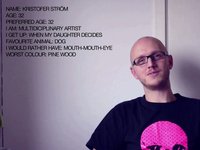 A portrait of Kristofer Ström