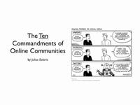 The 10 Commandments of Online Communities