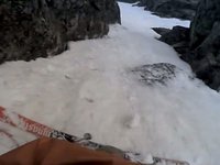 Twin Lakes Couloir, Crazy Mountains