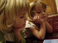 Logan Reading to Emma