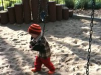Sawyer at the park