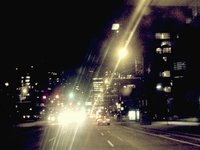 Driving at night, Vancouver / flipbook test 2