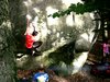 rock climbing