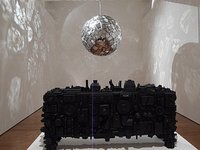 mirror ball & barnacle (black) by stuart haygarth