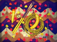 Banana Qlan [in the studio.]