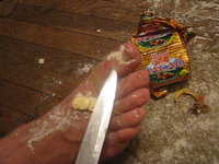daily spread at the feet of butter
