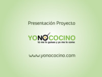 Presentación YoNoCocino.com
