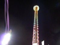 free-fall machine at hyde park winter wonderland