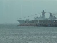 PLA Navy arrives in Hong Kong