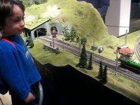 Enzo at The Train Exhibit