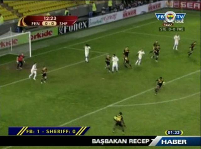 Fenerbahce 1 - 0 ...