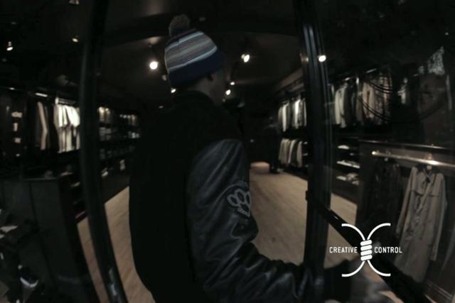 Curren$y at the Diamond Supply NY Pop Up Shop