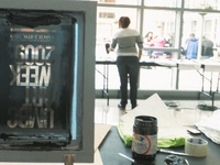 UMBC ArtWeek 2009 - Screenprinting Demo