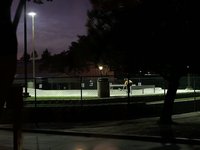 Old man skateboarding