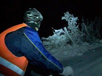 Notturna in MTB sulla neve