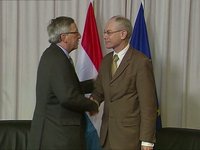 With Jean-Claude Juncker, Prime Minister of Luxembourg