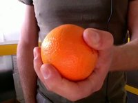 A splatter-free orange - How to