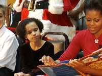 The First Lady reads The First Lady reads