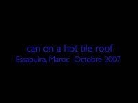 l'air de rien #62 (can on a hot tile roof)
