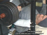 97 kg 110 kg bench sumoman