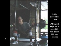 133 kg to 173 kg squat, sumoman