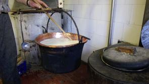 Making cheese in the Alps