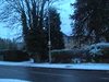 Snow in our village collecting morning paper