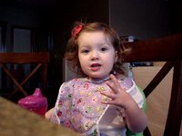 Charis's dinner singing