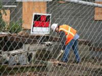 Demolition of three houses for light rail station on Broadway