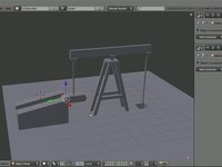 Pumpjack-Setup: Using Constraints in Blender 2.5