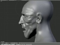 Timelapse #1 - Head Sculpt - Blender 2.5