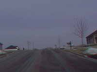 3D anaglyph street test video