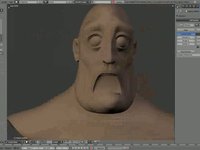 Timelapse #2 - Toon head Sculpt - Blender 2.5