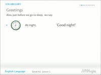 Myngle English beginner A1 lesson1