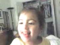 Kayleigh trying to force-feed me cereal